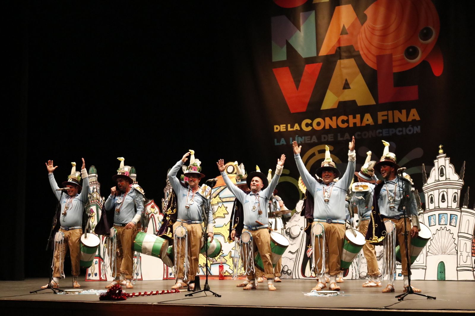 Imágenes de la II Semifinal del Carnaval de la Concha Fina en La Línea