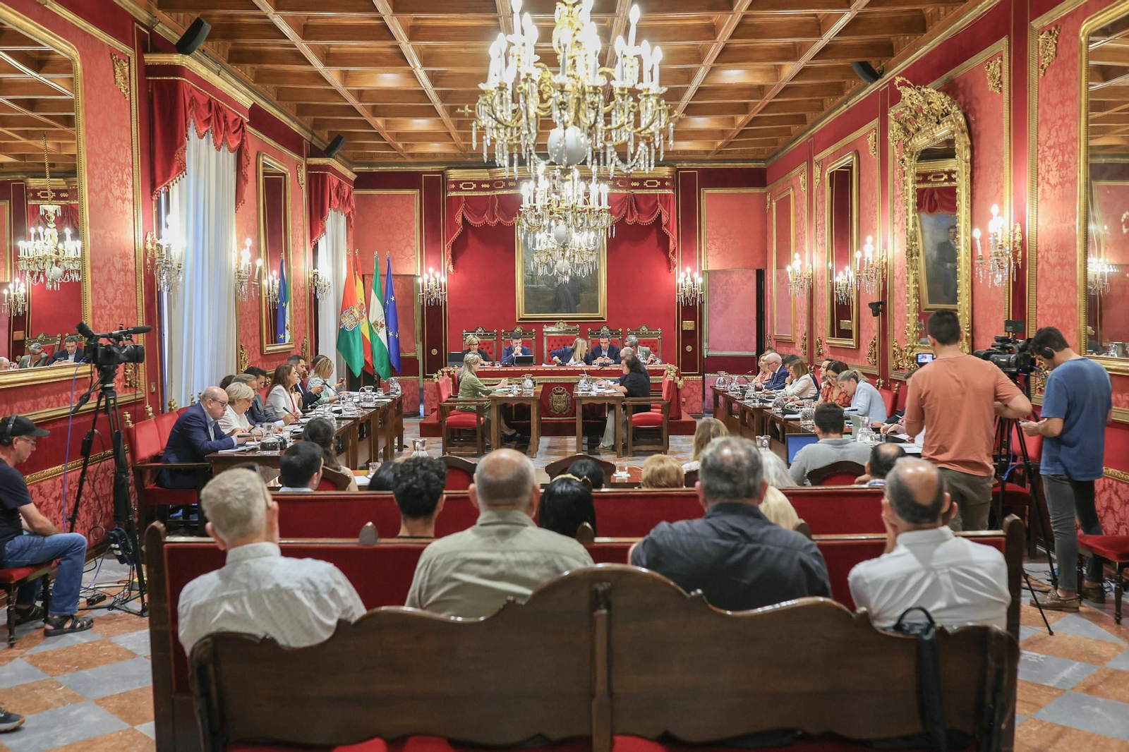 Imagen del pleno de julio celebrado en el Ayuntamiento de Granada