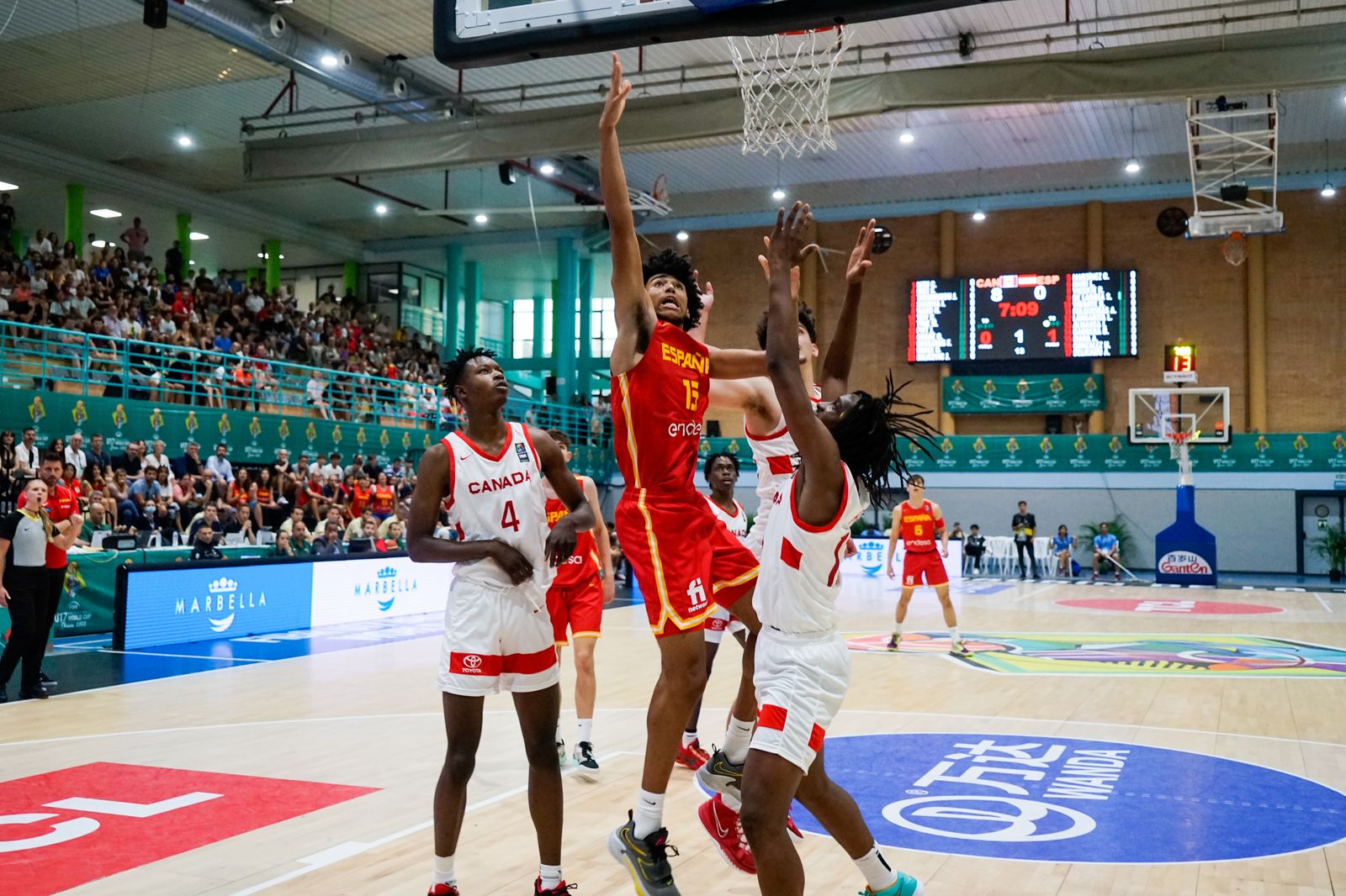 Las fotos del Canadá-España de la Copa del Mundo sub 17 de Málaga