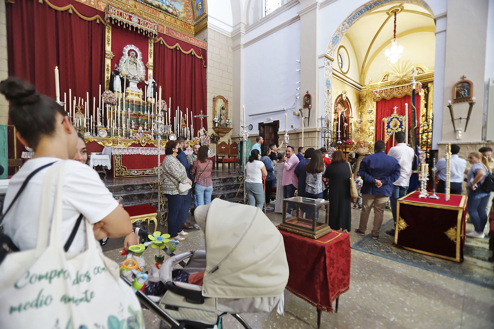 La Virgen de La Victoria regresa a la Parroquia del Sagrado Corazón de Jesús