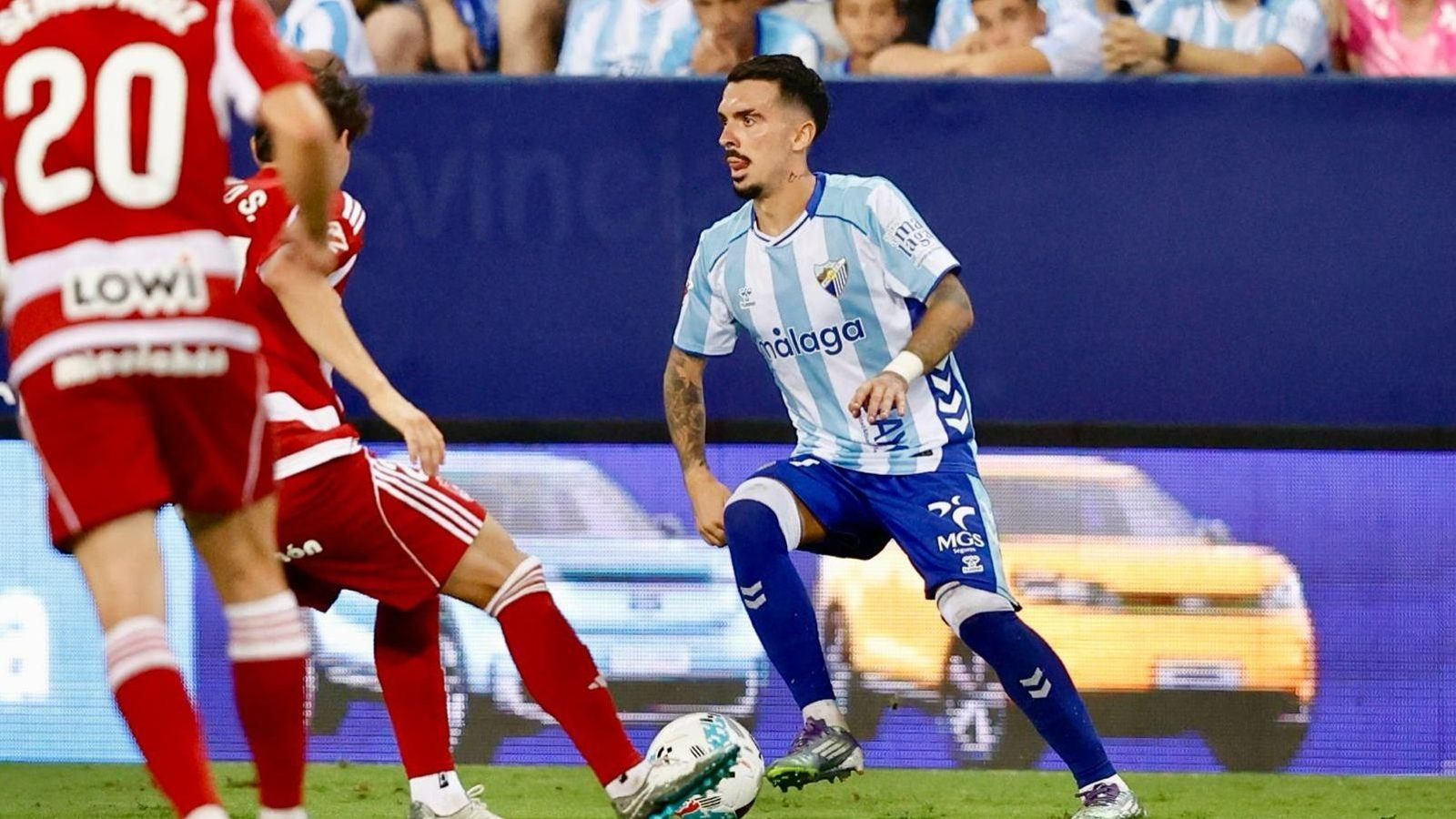 Joaquin Muñoz durante el encuentro con el Granada