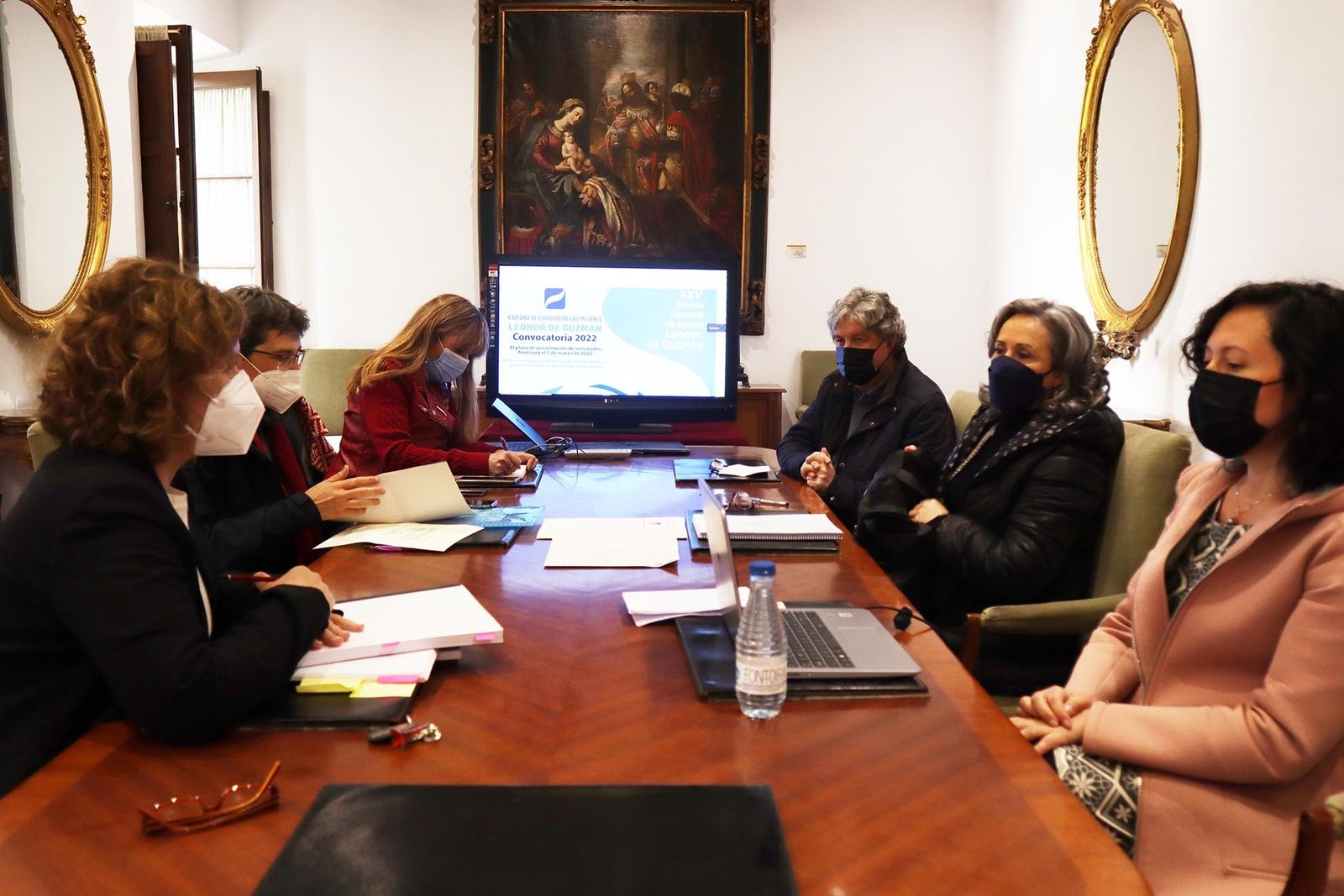 El jurado del XXV Premio Leonor de Guzmán.