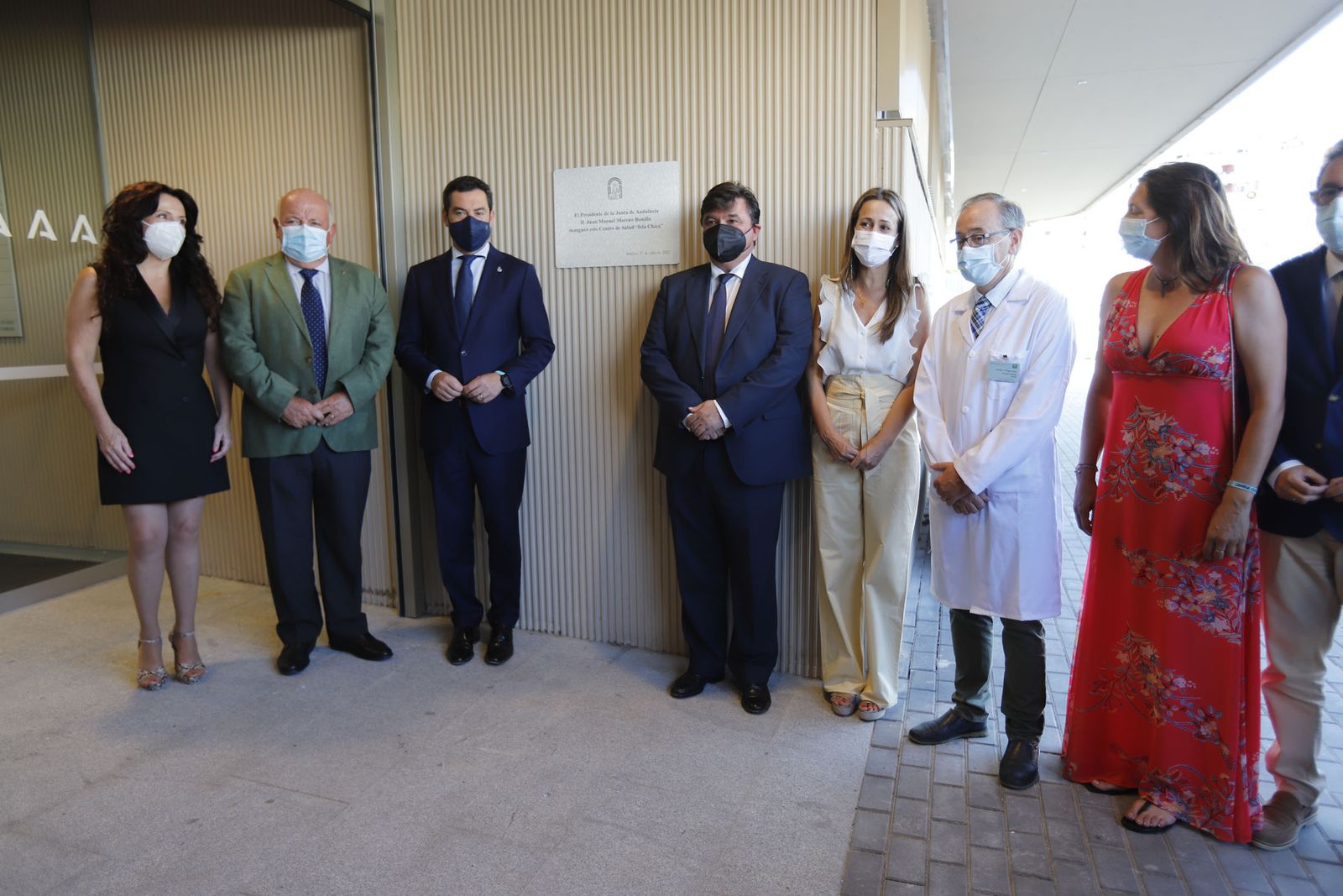 Imágenes de la inauguración del Centro de Salud de Isla Chica en Huelva