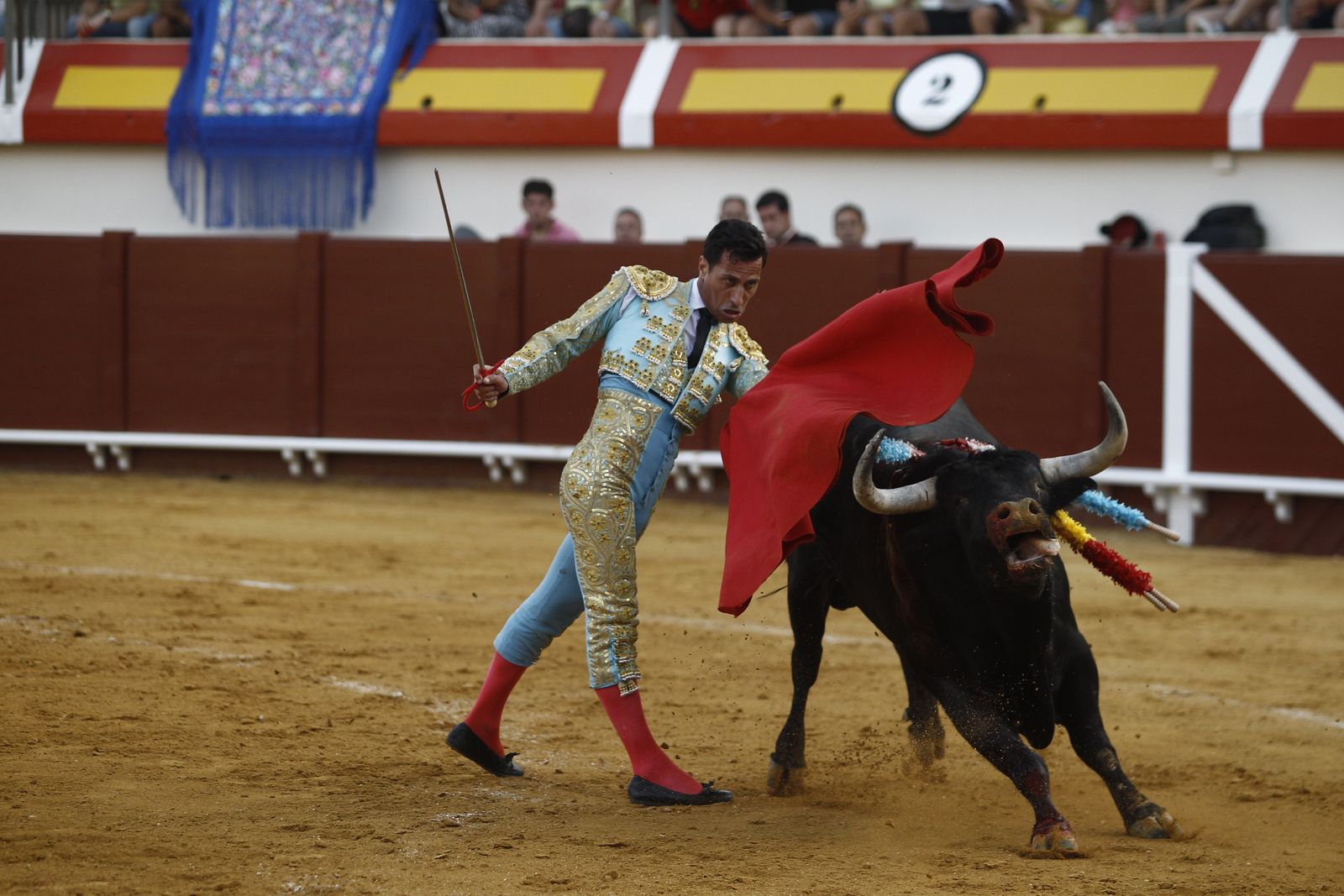 Corrida de toros del diestro Jesús de Almería en Vera.