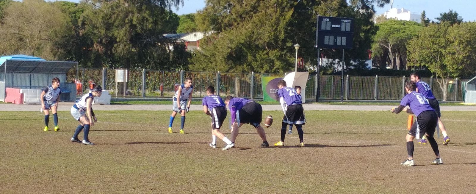 El Sevilla Linces Flag Football, en una de las jornadas disputadas la pasada campaña.