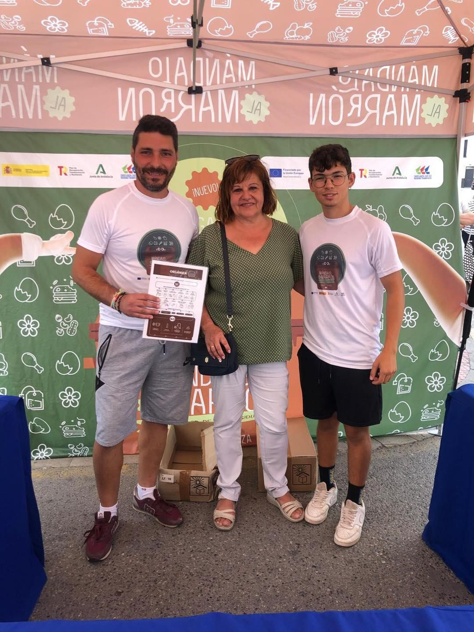 Evento informativo del correcto uso de los nuevos contenedores marrones de Tíjola