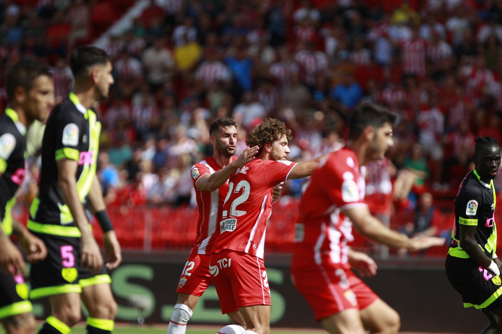 Imágenes de la U.D. Almería-Rayo Vallecano