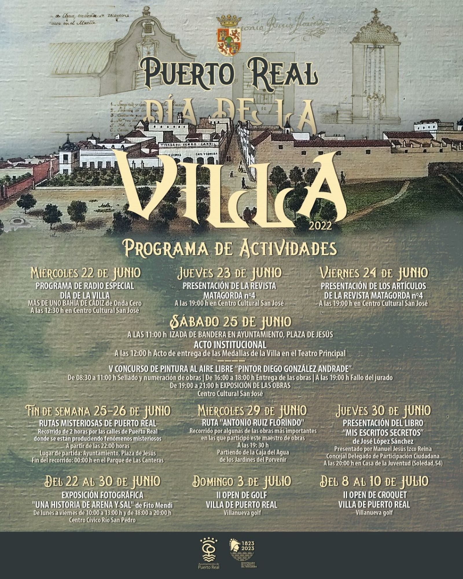 Imagen que anuncia los actos del Día de la Villa