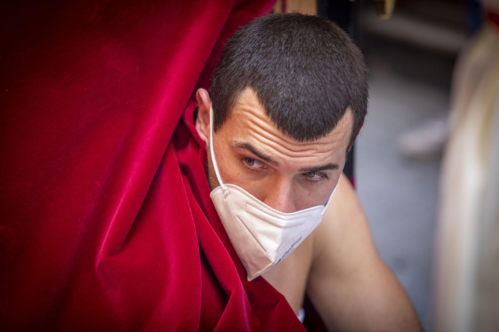 Las imágenes de la cofradía de Las Penas en la Semana Santa de Cádiz 2022