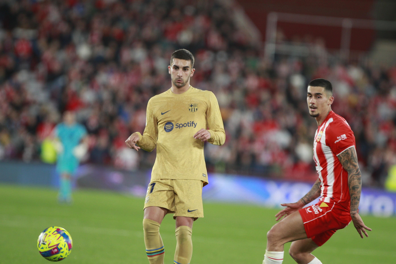Imágenes de la victoria de la U.D. Almería ante el F.C. Barcelona
