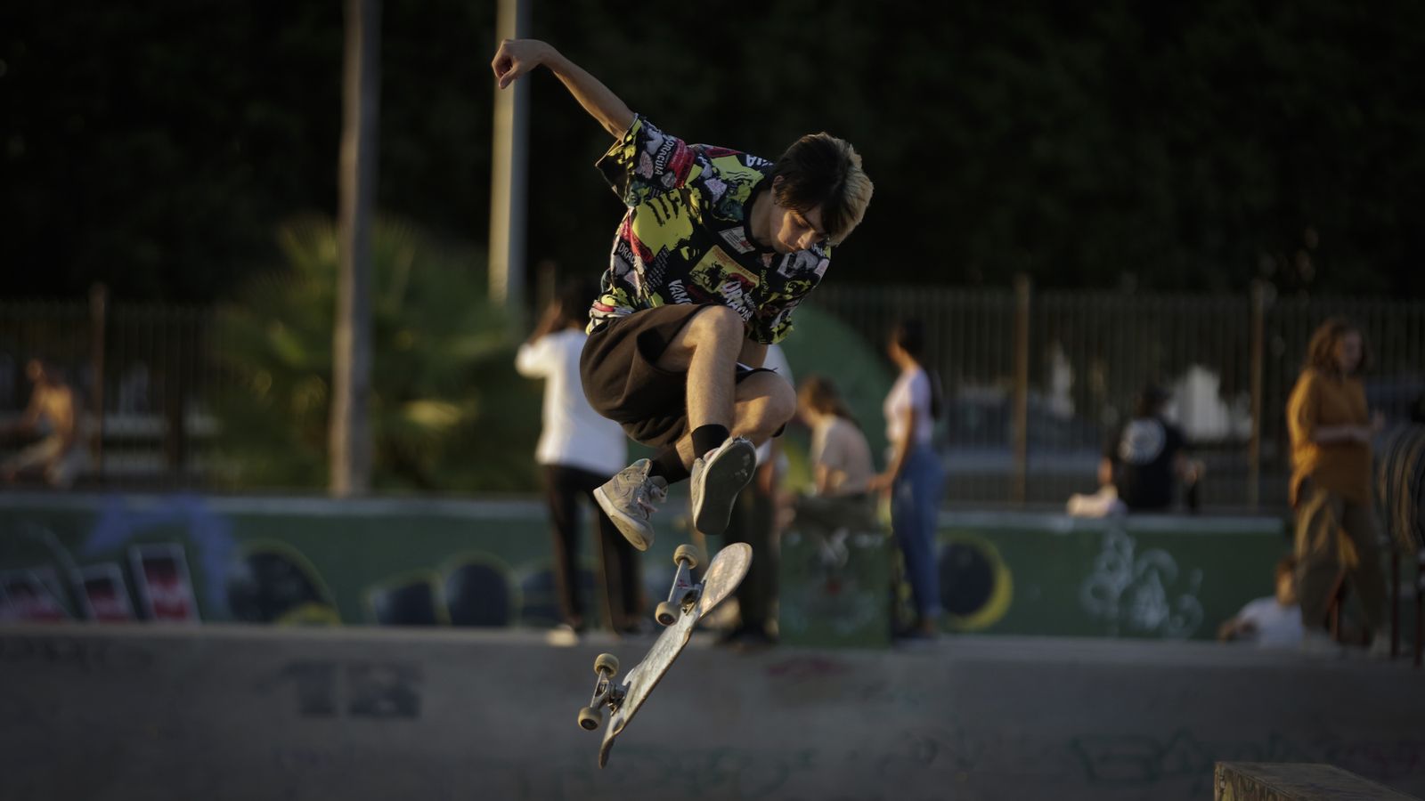 Agosto en Sevilla: el skatepark de Plaza de Armas