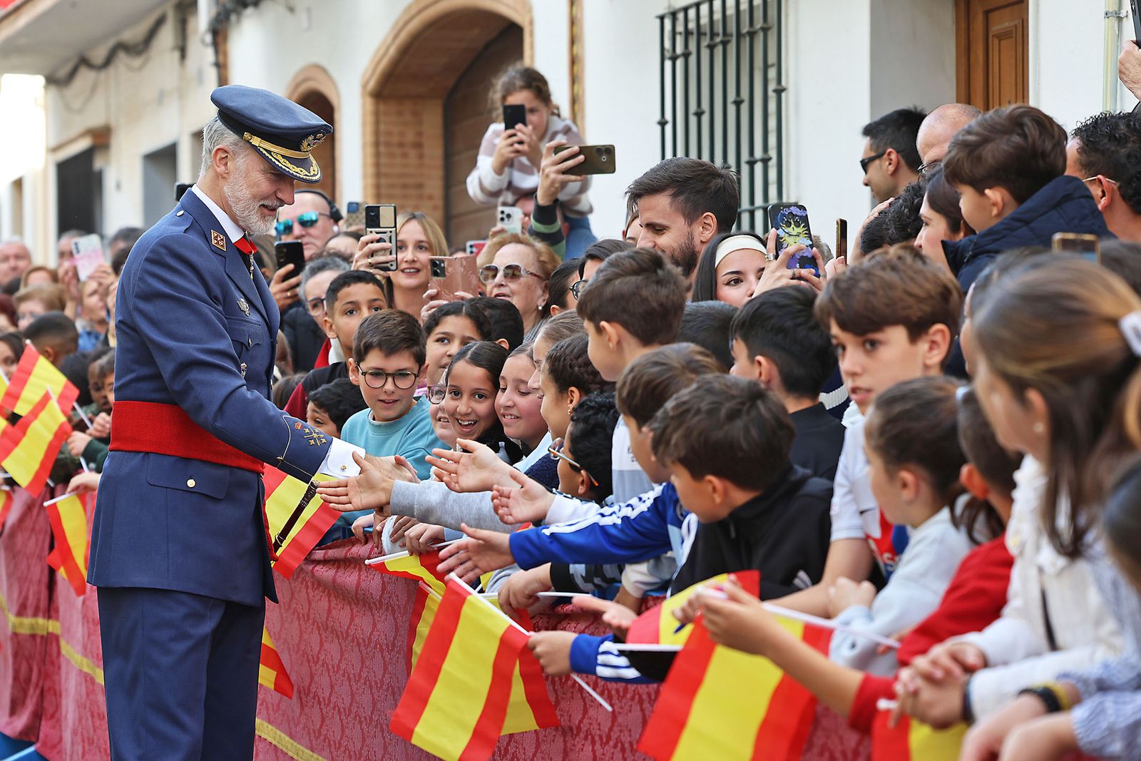 La llegada de S.M. el Rey Felipe VI a Palos de la Frontera, en fotografías