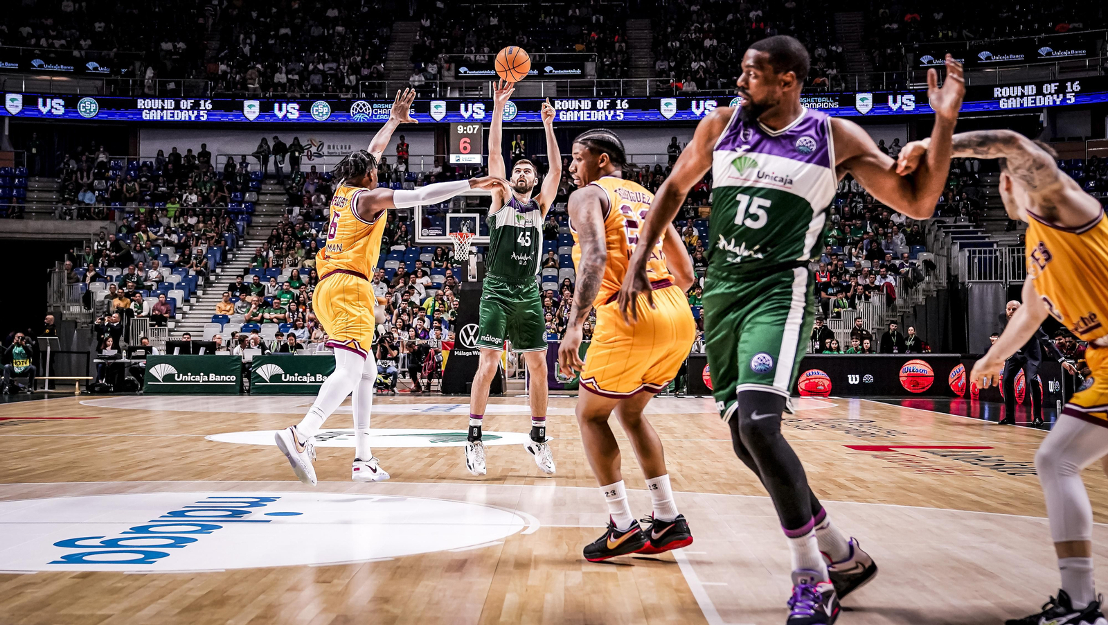 Las fotos del Unicaja-Limoges