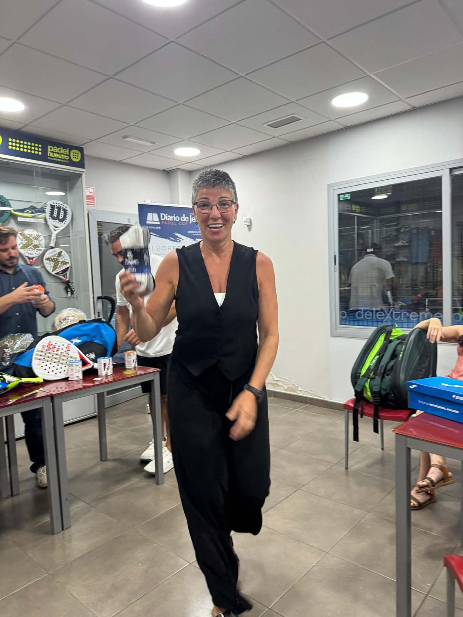 Imágenes de la entrega de trofeos de la X Diario de Jerez Pádel Cup