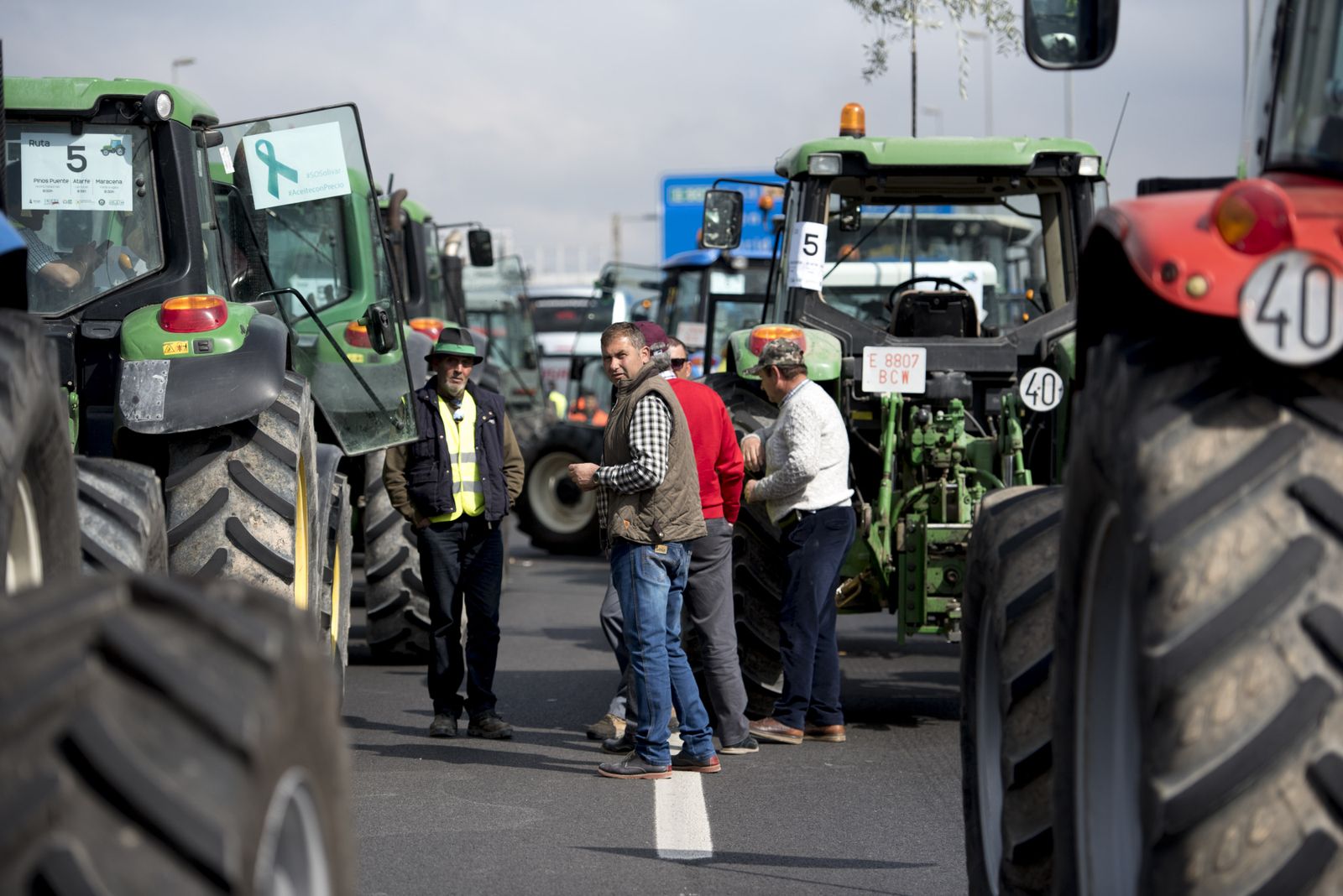 Curiosidades: las mejores fotos de la manifestación del campo en Granada