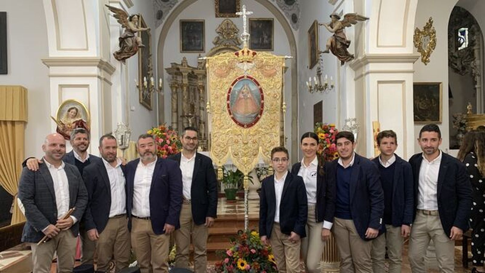 El Simpecado de la Hermandad de Antequera.