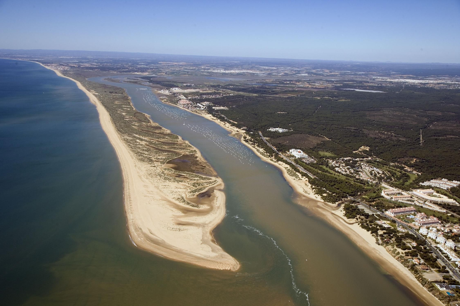 Zona de litoral de El Portil y El Rompido.