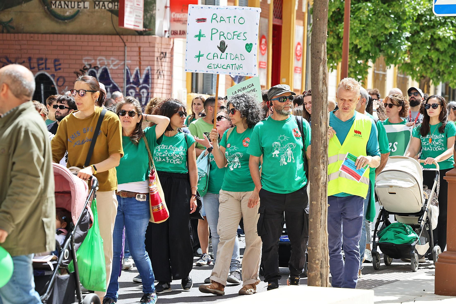 Imágenes de la manifestación en defensa de la educación pública