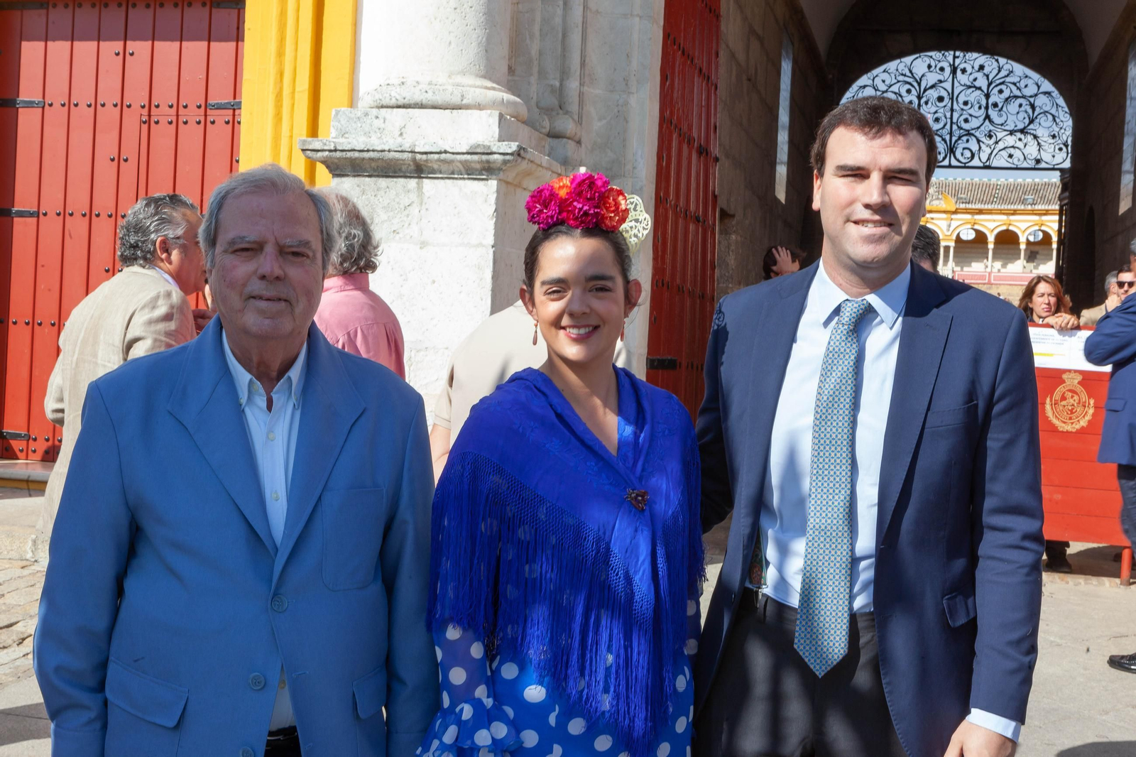 Ricardo Ríos, Micaela Soto y Carlos Ríos