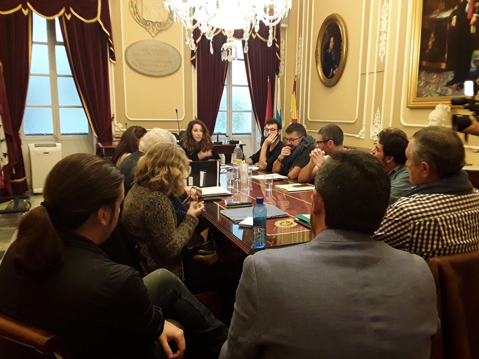 Una imagen de la reunión.