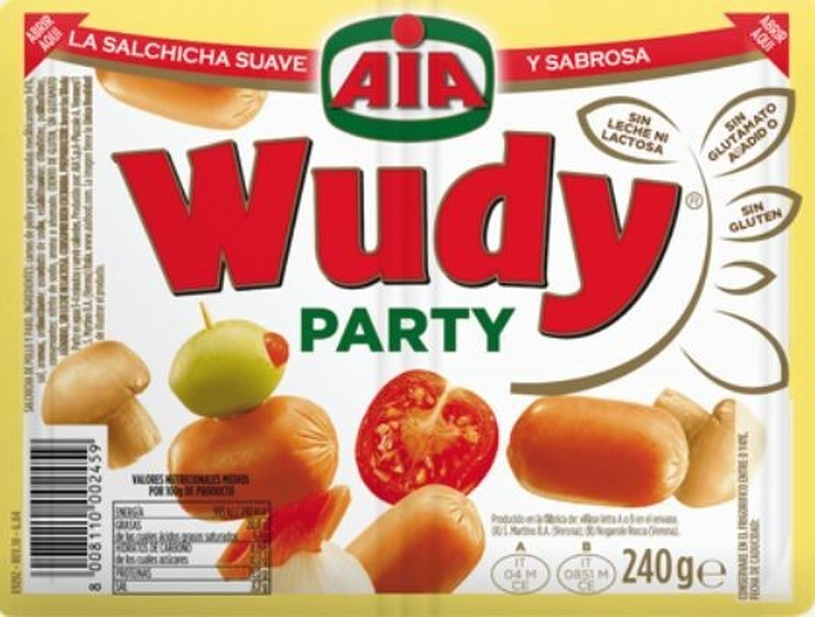 Una de los paquetes en los que se ha detectado listeriosis en Italia.