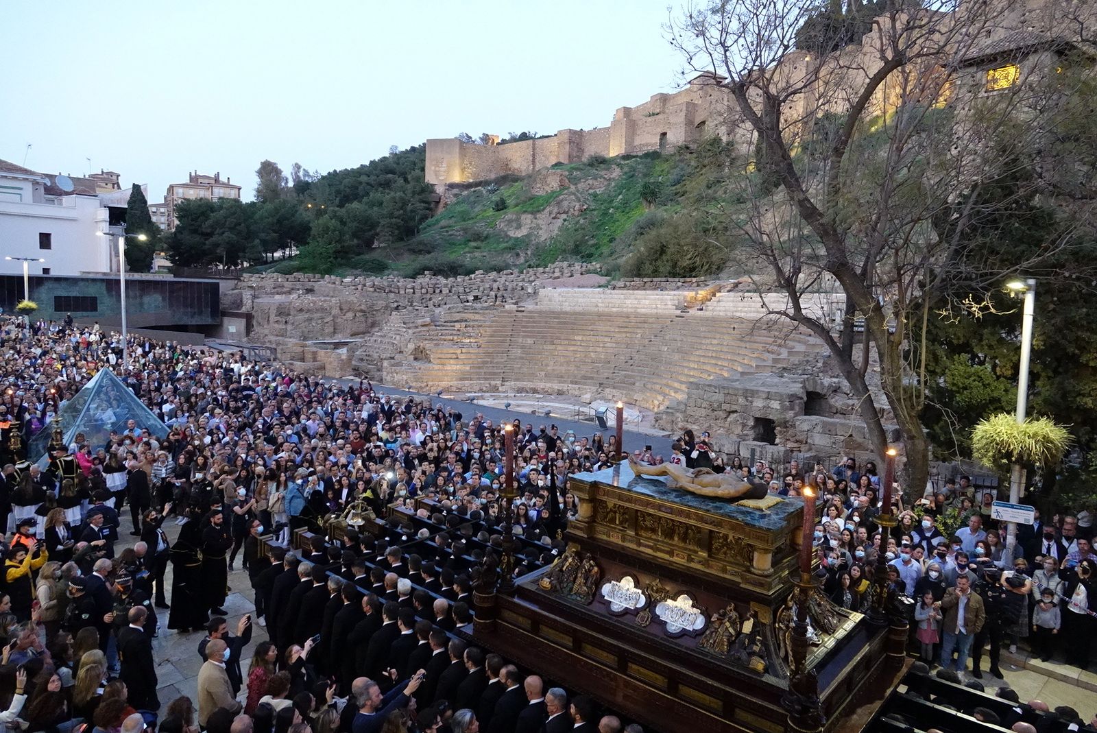 Las fotos del Sepulcro, en el Viernes Santo de Málaga