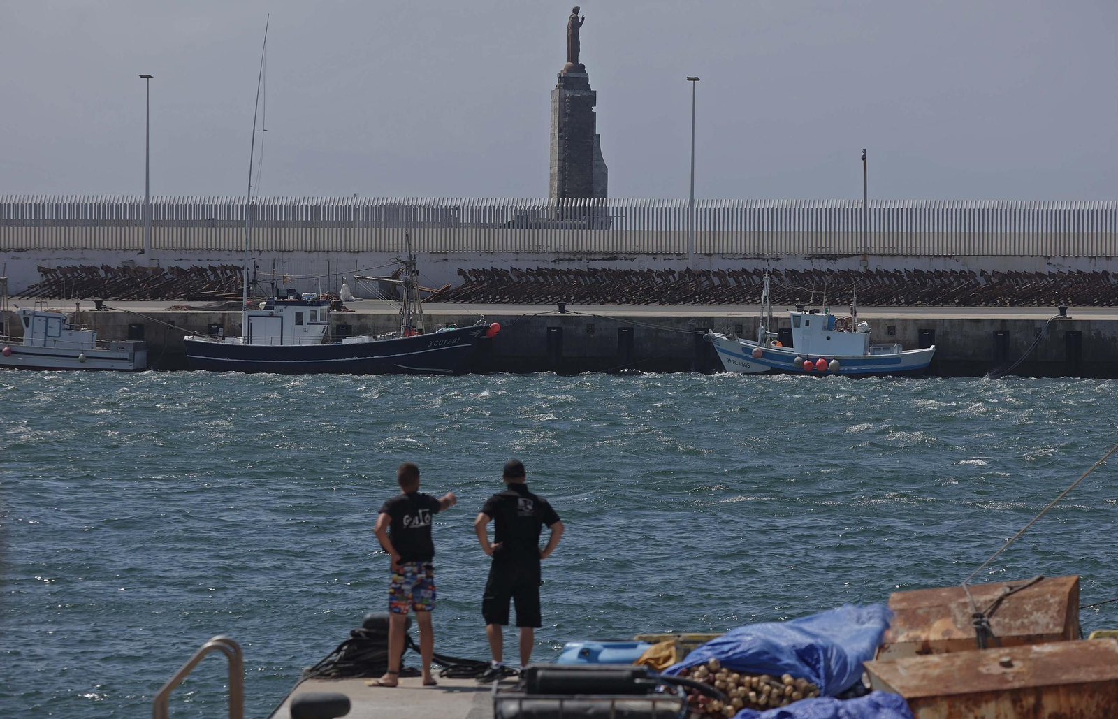 Fotos del temporal de levante en Tarifa
