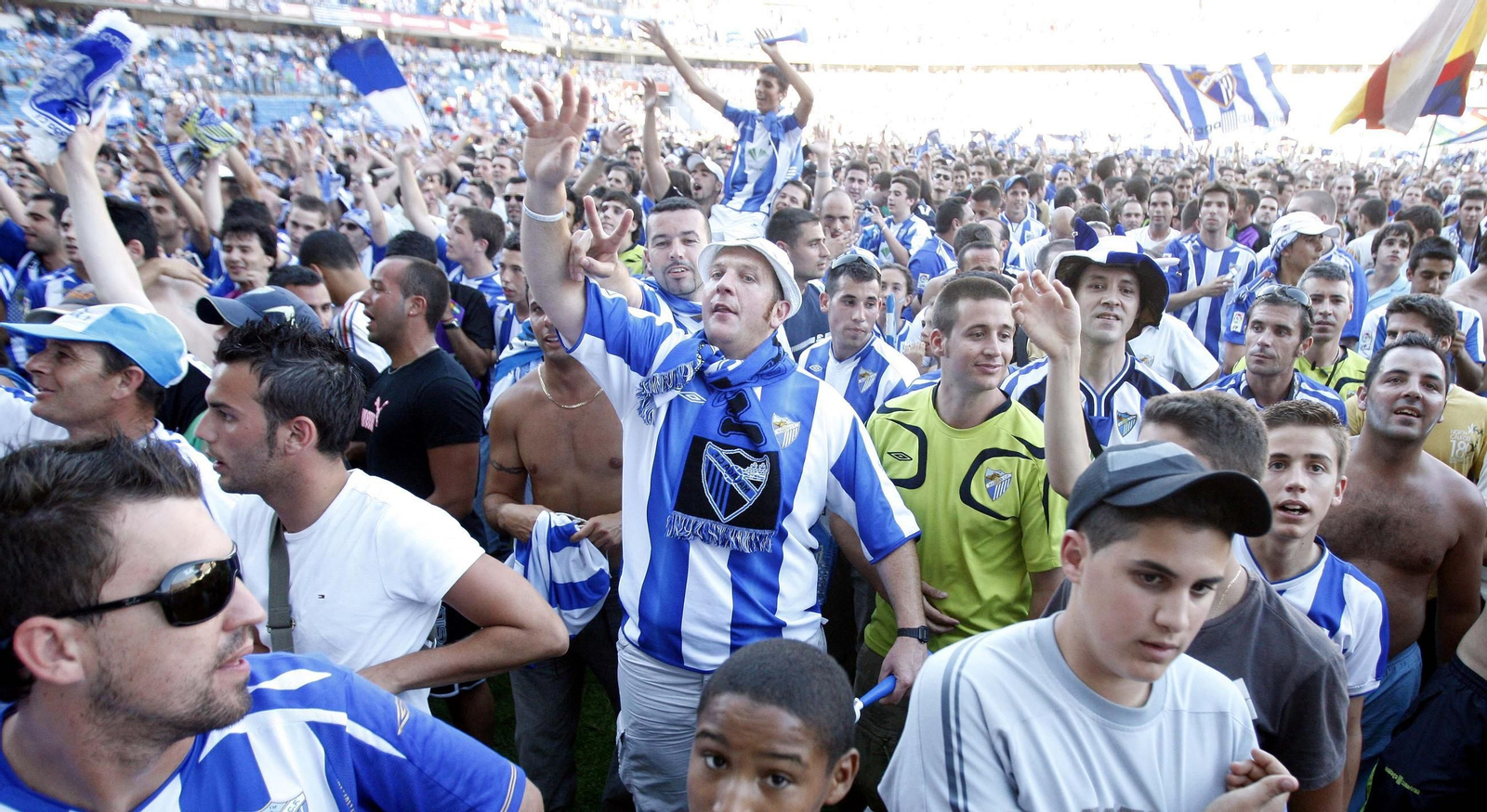 Las fotos del último ascenso del Málaga CF a Primera División