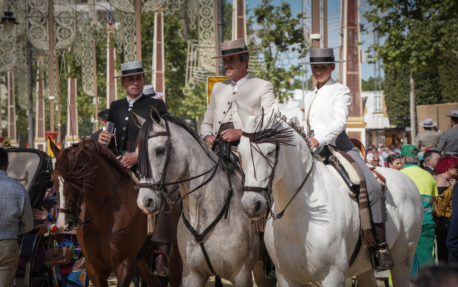 Imágenes del ambiente el domingo en la Feria de Jerez 2024