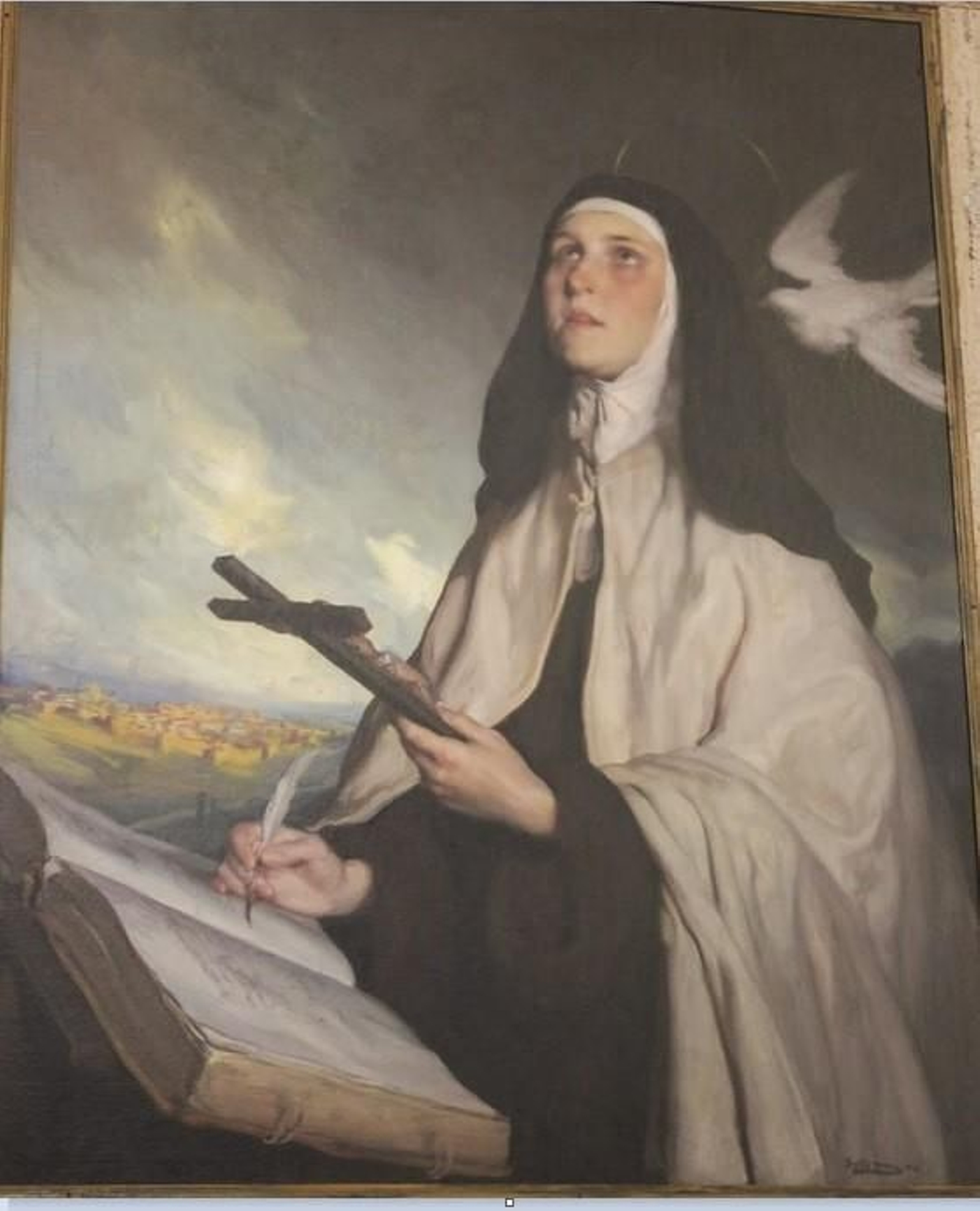 Retrato de Santa Teresa de Jesús por Fernando Álvarez Sotomayor. Retrato de Santa Teresa de Jesús por Fernando Álvarez Sotomayor.