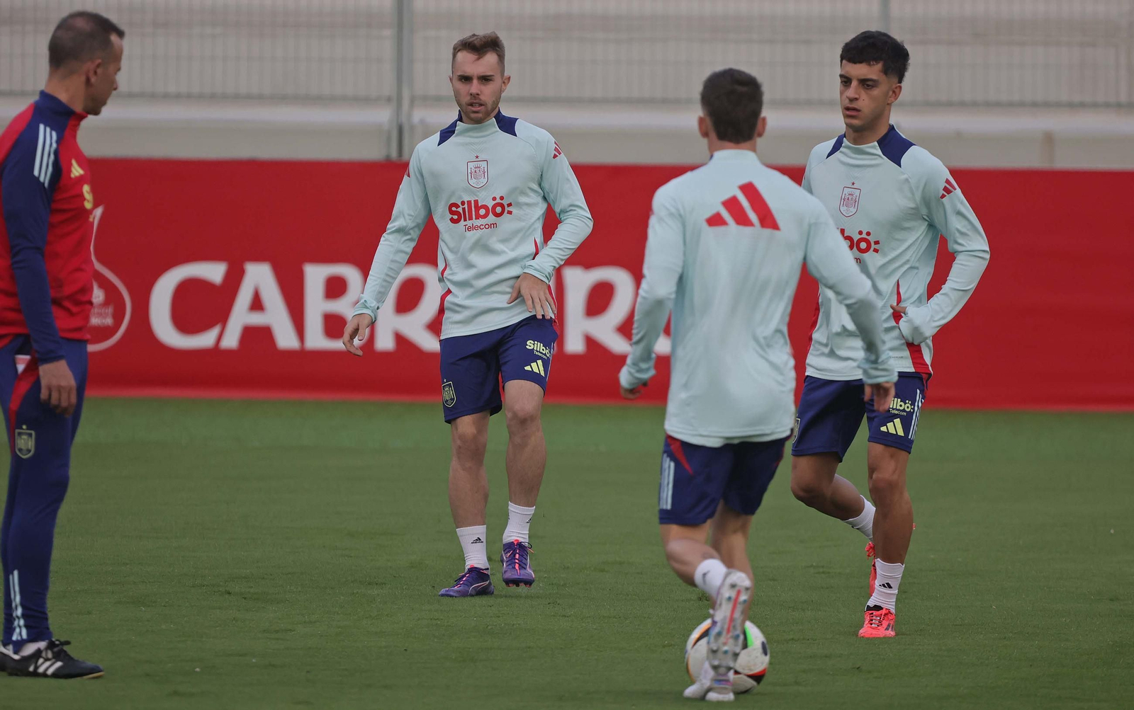 Fotos del entrenamiento de la selección española sub-21 en La Línea