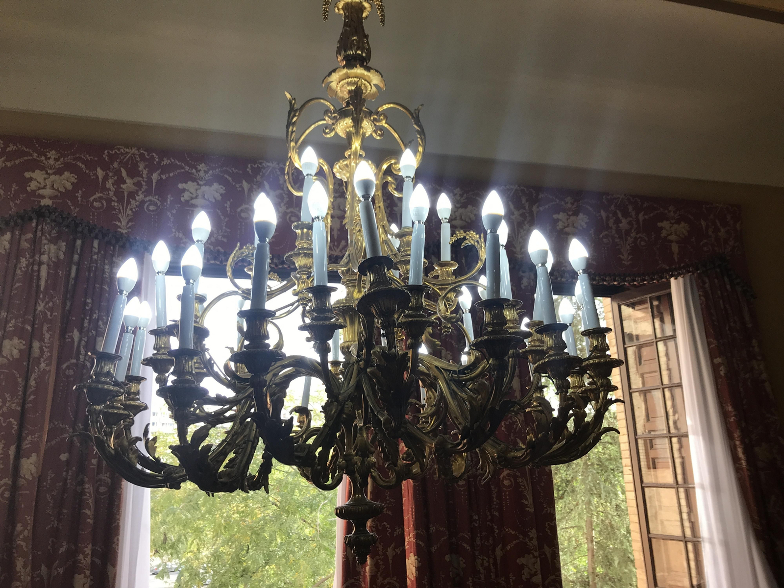 Lámpara principal del salón comedor