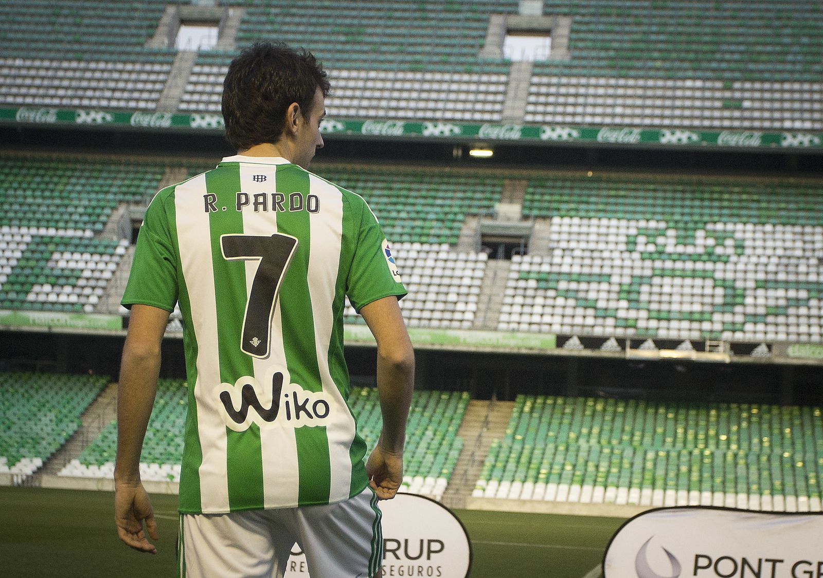 Las llegada y presentación de Rubén Pardo, en imágenes