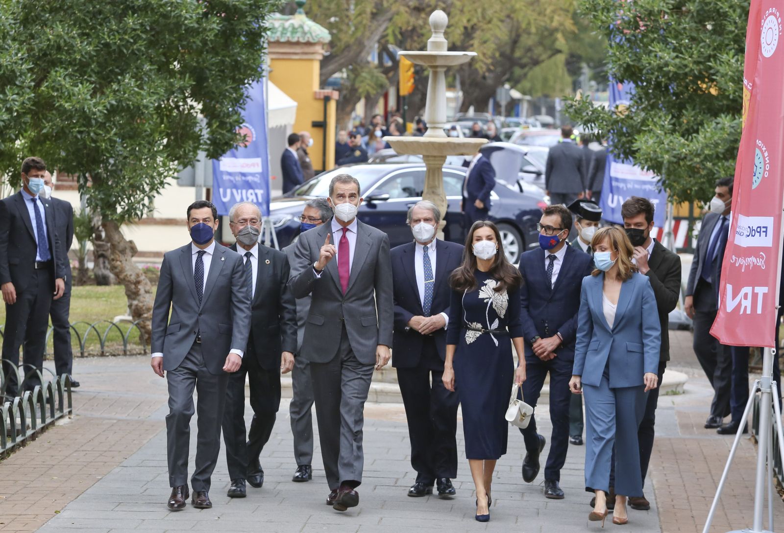 La visita de los Reyes a Málaga, en fotos