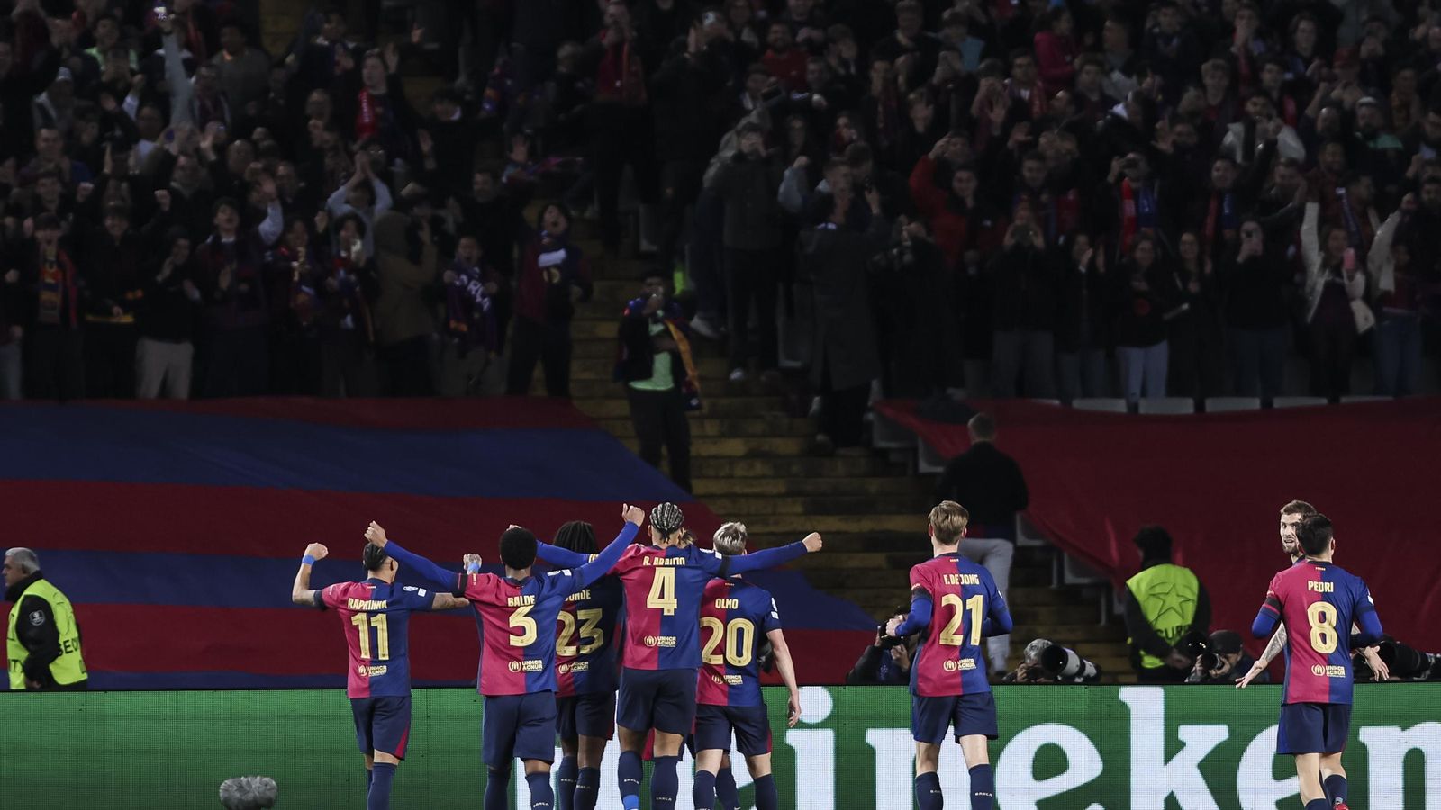 Las fotos del Barcelona-Benfica