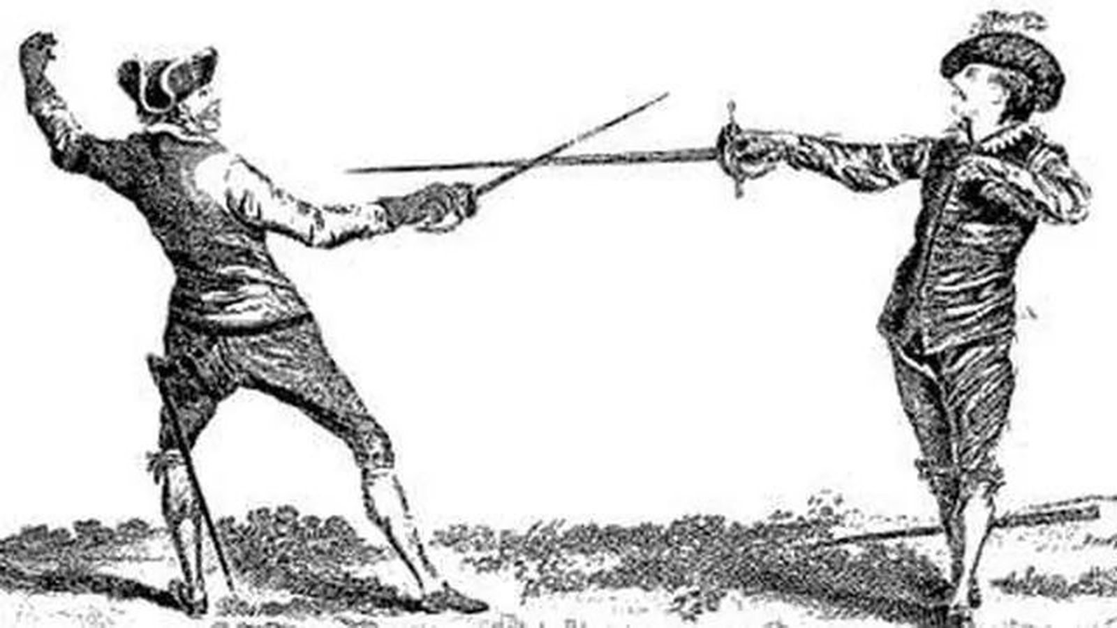 Duelo espadas roperas