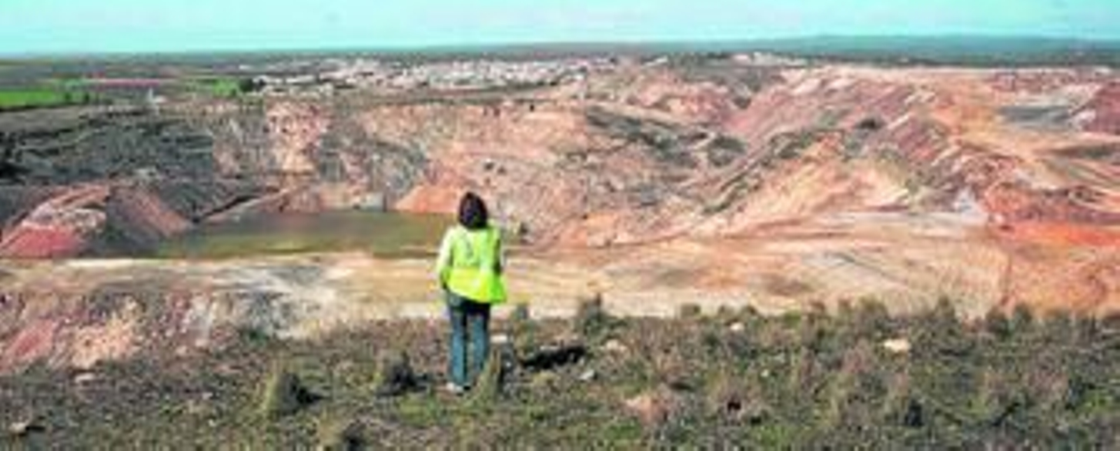Una imagen de la mina de Aznalcóllar antes de la reapertura acordada por la Junta de Andalucía.