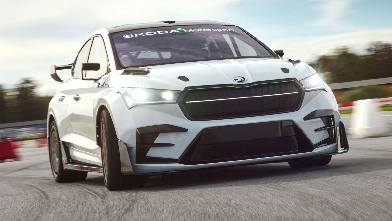 Enyaq RS Race, el aligerado deportivo de Skoda inspirado en el Fabia RS Rally2