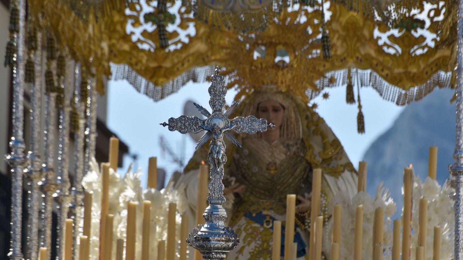 Procesión de la Virgen de La Salud en La Li´nea
