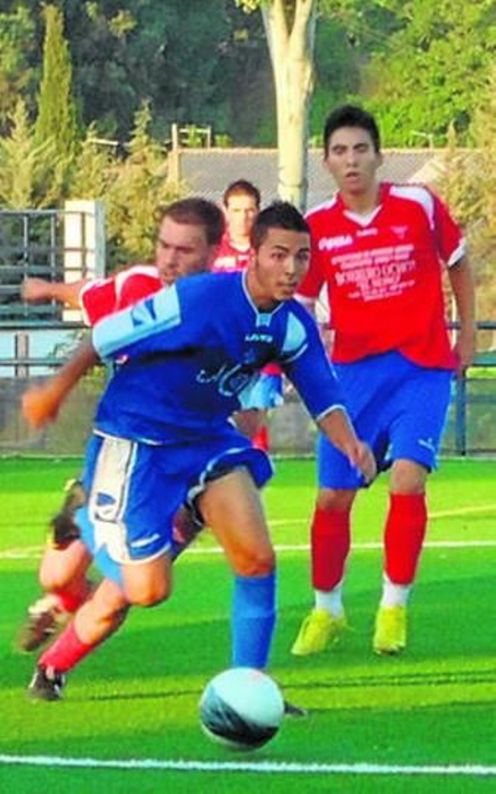 Imagen del choque entre el Medina Arsena y el Aroche.