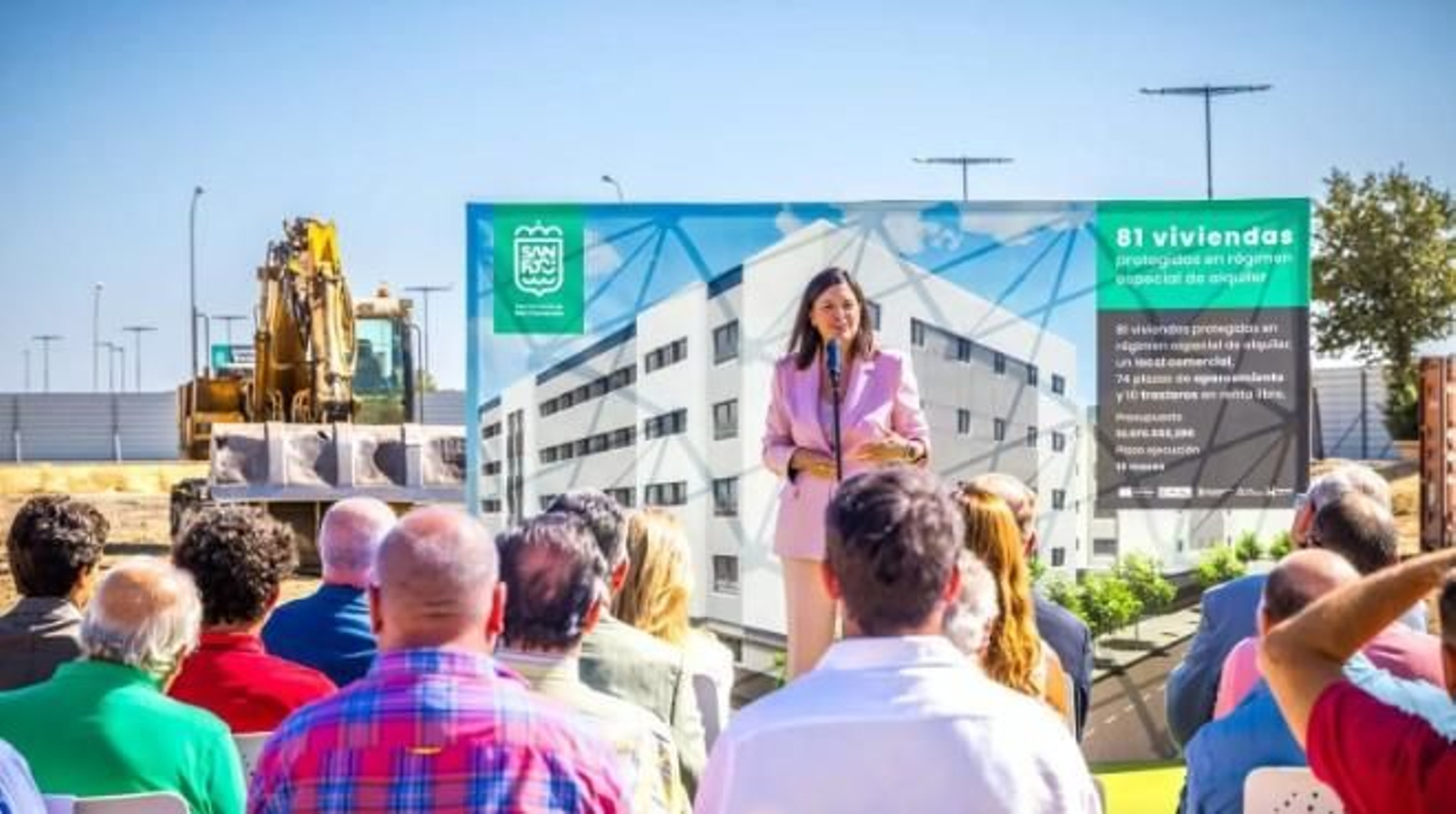 Cavada, durante e inicio de las obras de la promoción de 81 viviendas en Ronda del Estero. Cavada, durante e inicio de las obras de la promoción de 81 viviendas en Ronda del Estero.