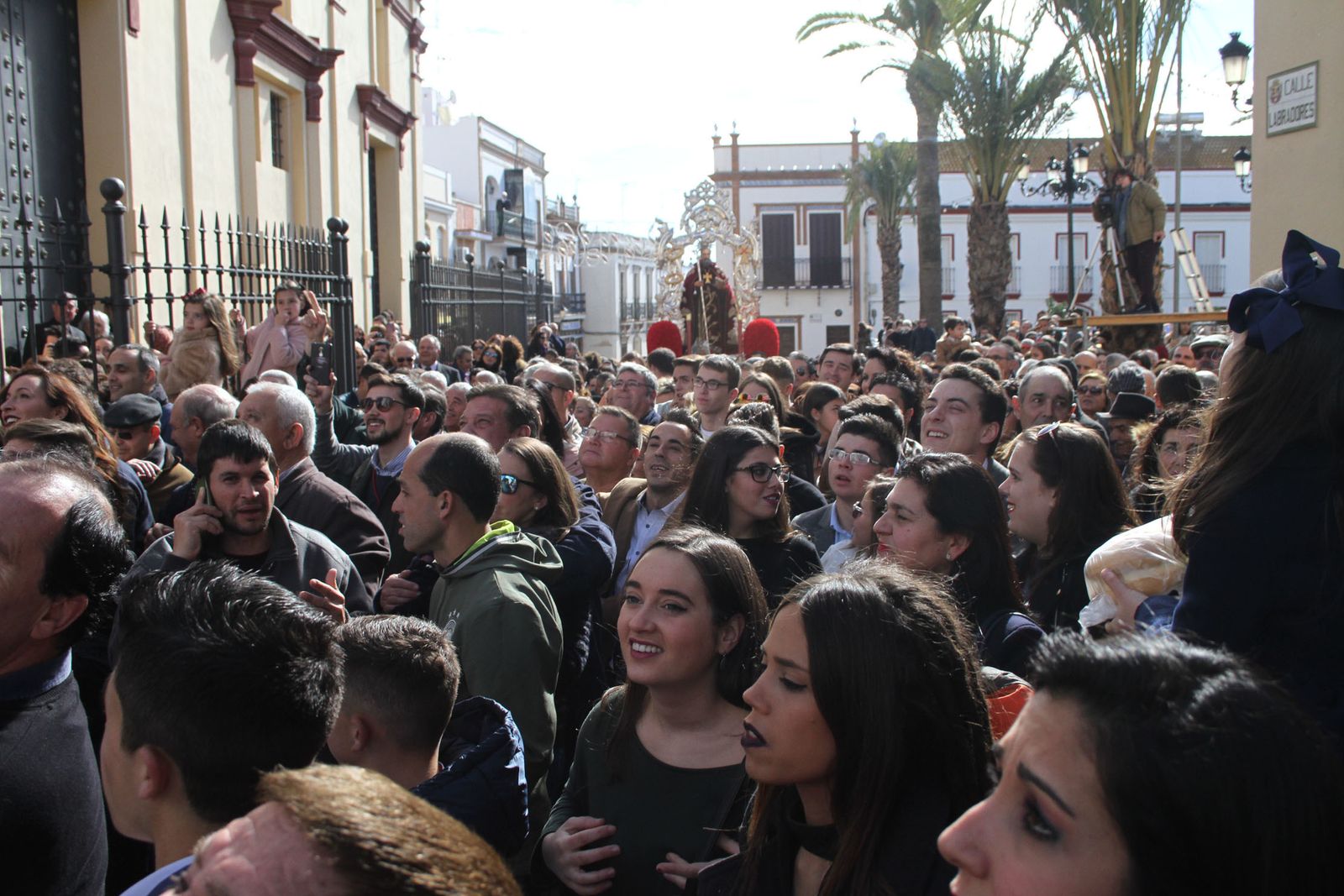 Imágenes de las tiradas en honor a San Antonio Abad en Trigueros