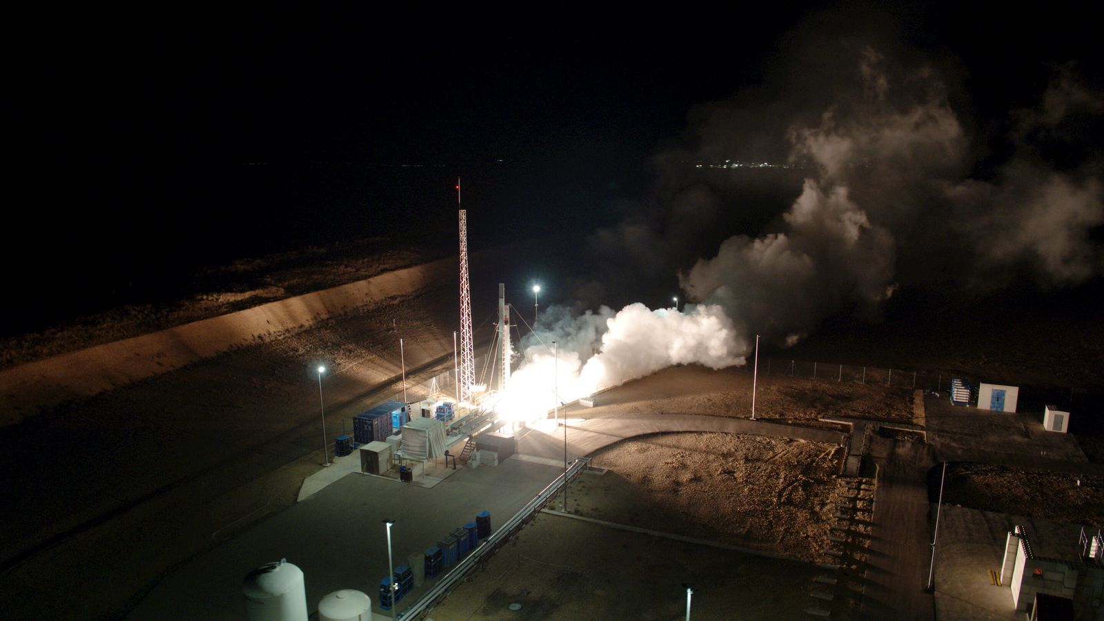 La prueba del Miura 1 desde las instalaciones de Teruel.