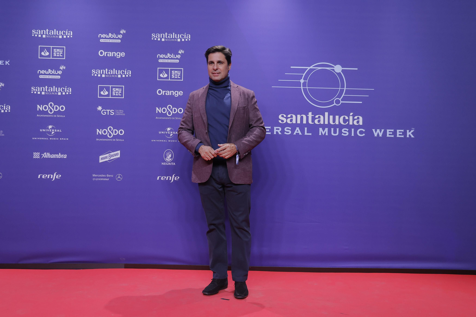 Famosos y artistas en la alfombra roja de la gala del flamenco en los 'Santalucía Universal Music Week'