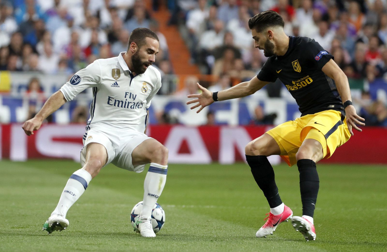 La ida de semifinales del Madrid-Atlético de 'Champions'