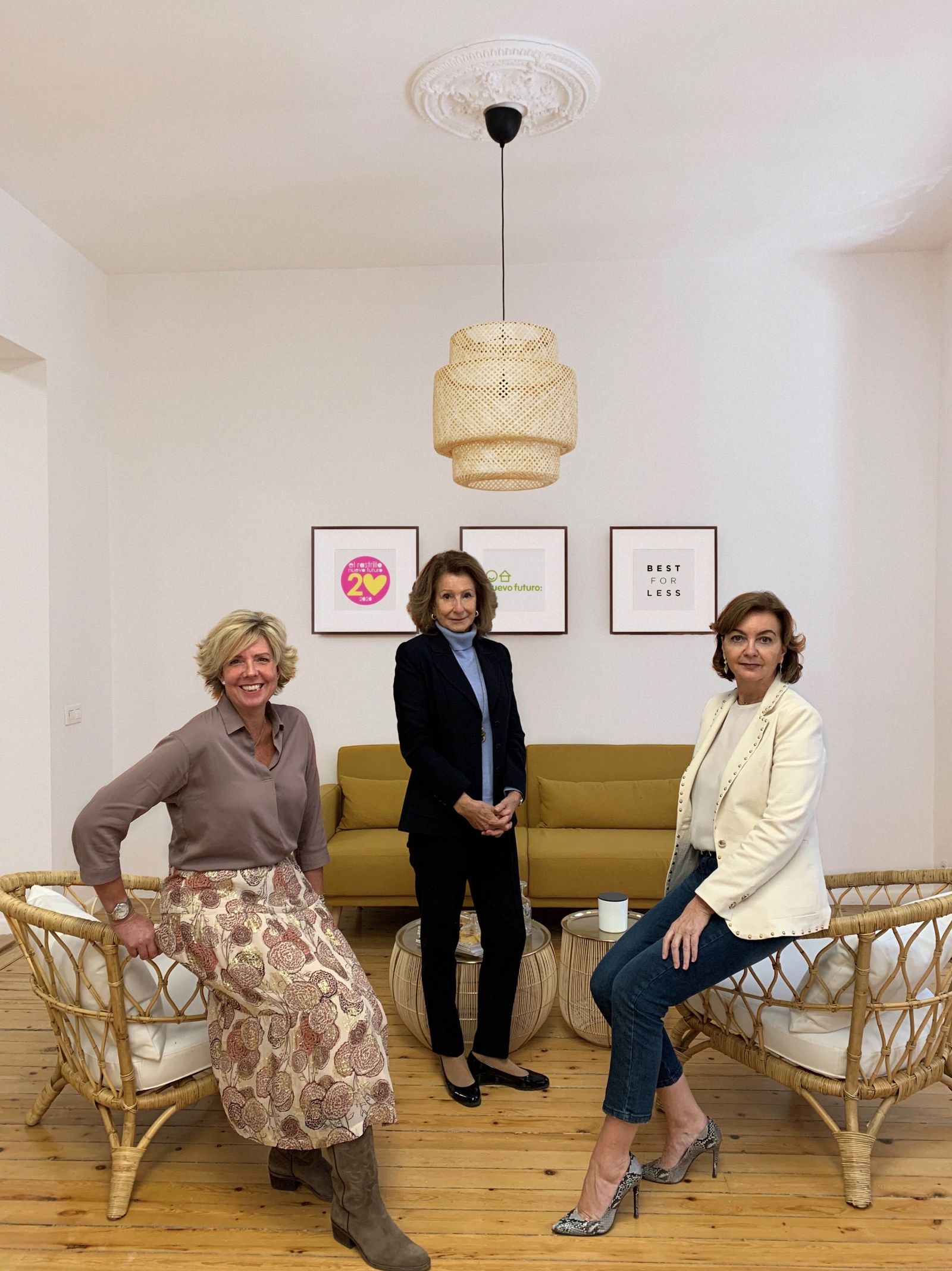 De i.a dcha. Simoneta Gómez-Acebo, Josefina Sánchez-Errázuriz y Carmen Saénz Varona (de la web 'Best For Less').