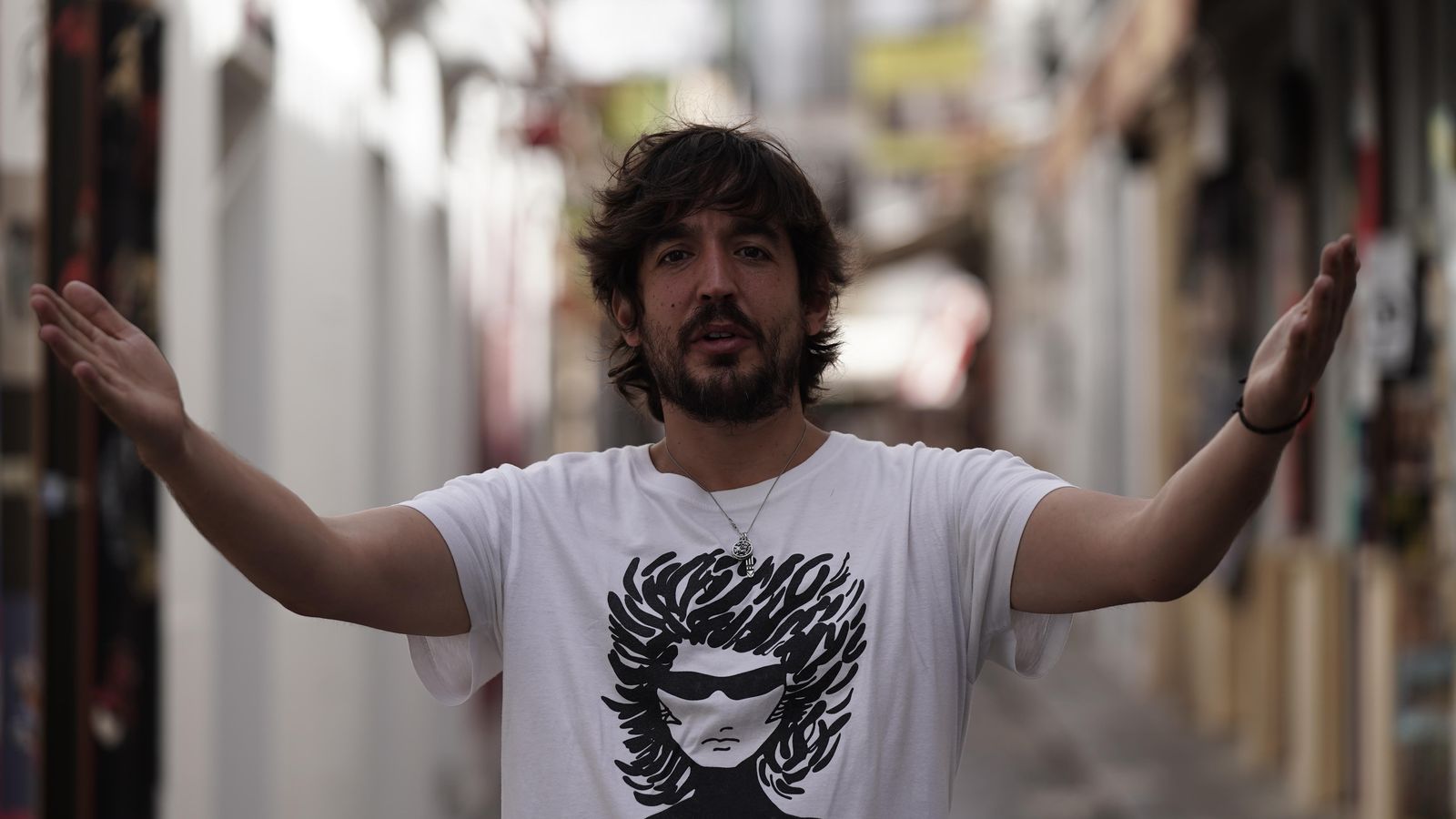 Sergio de Lope, momentos antes de la entrevista.