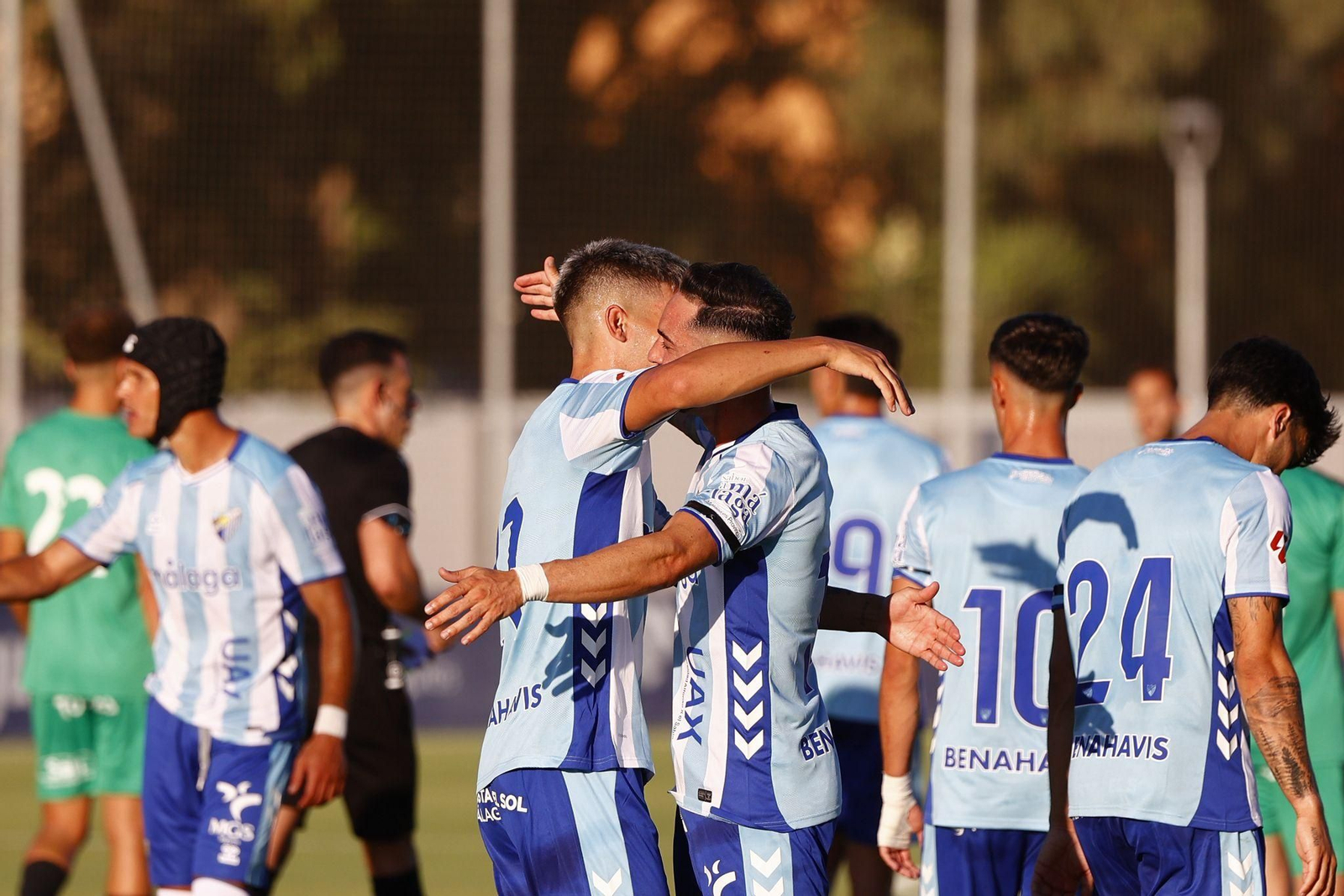 El Málaga CF- Antequera CF de pretemporada, en imágenes