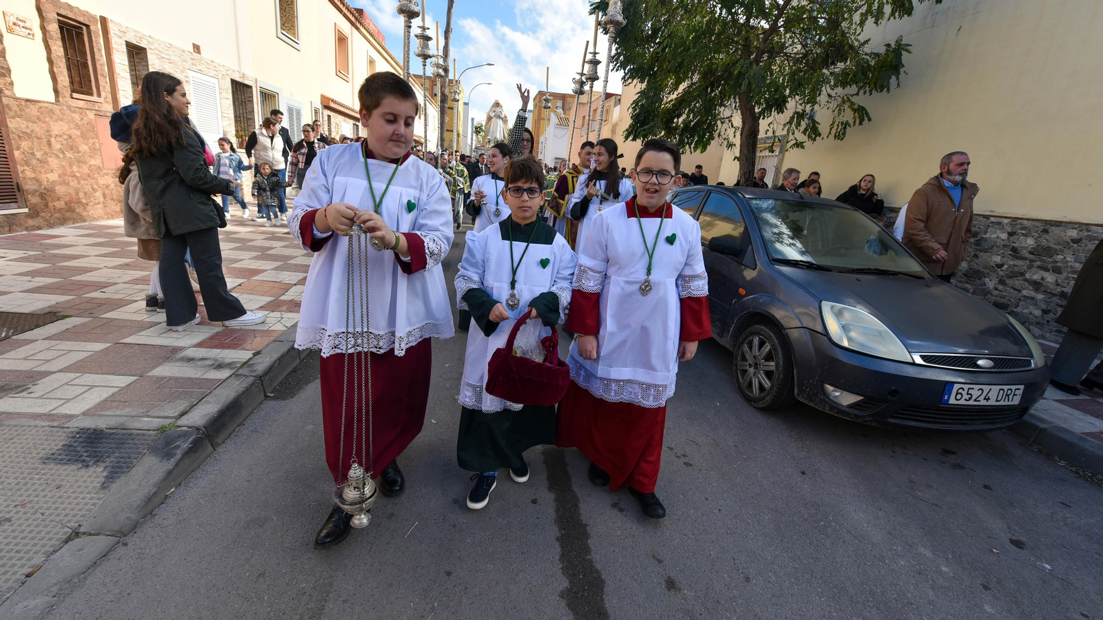 La vuelta de la Virgen de la Esperanza a La Línea, en imágenes