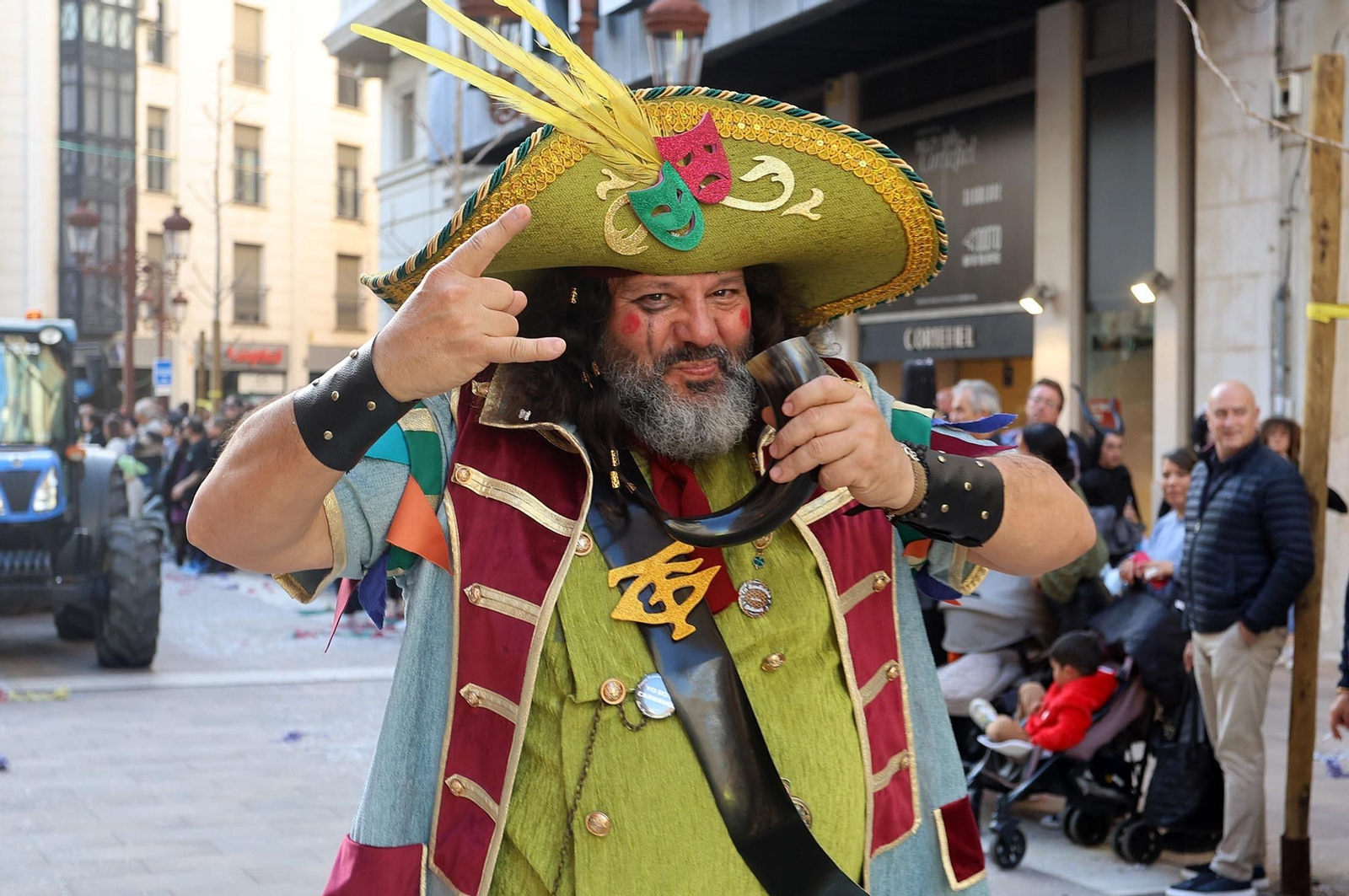 Imágenes de la cabalgata del Carnaval Colombino 2024